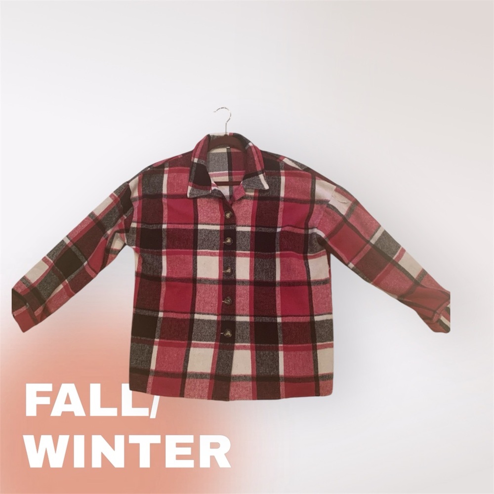 Woman’s flannel shirt